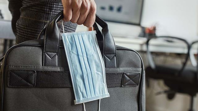 Returning to work laptop case mask